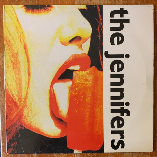 Image of Front Cover of 12" EP - VG/G+ - THE JENNIFERS, Just Got Back Today (Nude Records; NUD 2T, UK 1992, Picture Sleeve, Pre-Supergrass), Light marks only.,  - 2816071C
