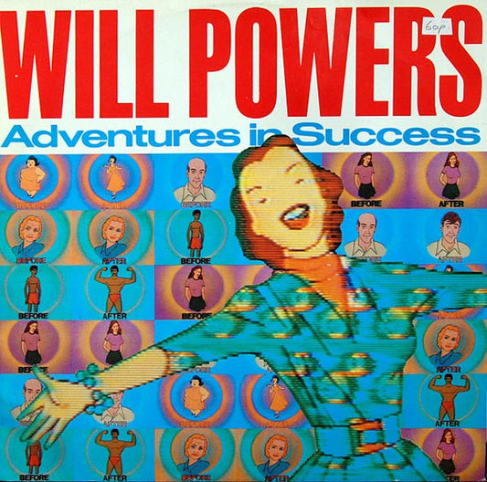 Image of Front Cover of 12" - VG/VG+ - WILL POWERS, Adventures In Success / Dub (Island Records; 12 IS 156, UK 1983), Stickered Sleeve,  - 2846075S