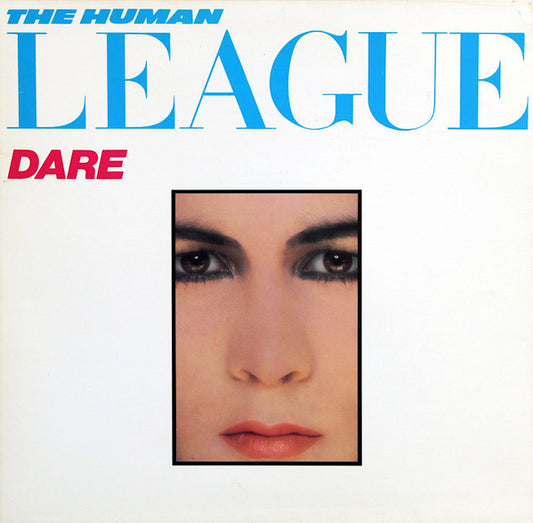 Image of Front Cover of LP - VG/VG - THE HUMAN LEAGUE, Dare (Virgin; V2192, UK 1981, Gatefold, Inner, MPO Pressing), Hairlines, sticker damage,  - 2846030S