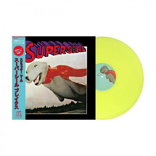 Image of Front Cover of LP - VG+/VG - SKRATCHY SEAL, Super Seal Breaks (Dirt Style Records; SEAL002JP, Japan 2021 Reissue, Limited Edition, Highlighter Yellow Vinyl), Light Marks only., Q-Bert Alias / Puppet companion of the Invisibl Skratch Piklz and presenter of Turntable TV.SUPER SEAL BREAKS JAPAN 2021 LTD Edition - 2826032E