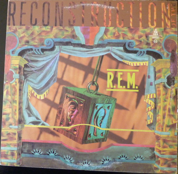 Image of Back Cover of LP - VG/VG - R.E.M., Fables Of The Reconstruction (I.R.S. Records ; ILP 26525, Portugal 1985, Inner With Pink Printing), Edge and Ring Wear, Small Tear In Inner,  - 2826110E