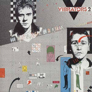 Image of Front Cover of 4614110C: LP - THE VIBRATORS, V2 (Epic; EPC 82495, UK 1978, Inner) Light Marks only.  VG+/VG