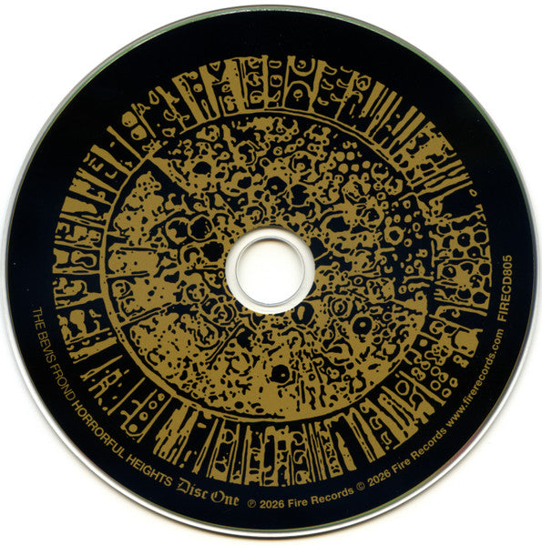 Image of Label Cover of 2xCD - NEW/NEW - THE BEVIS FROND, Horrorful Heights (Fire Records; FIRECD805, Worldwide 2026, Gatefold Card Sleeve), ,  - 2836055E