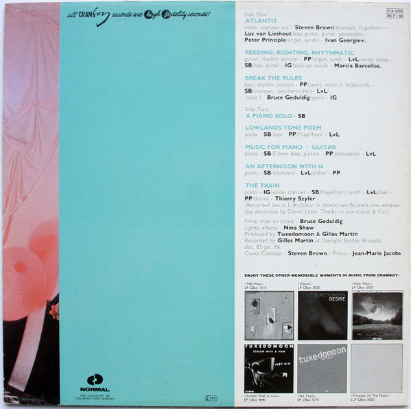 Image of Back Cover of Mini LP - VG+/EX - TUXEDOMOON, Ship Of Fools (Normal ; NORMAL 25, Germany 1986), ,  - 2826075E