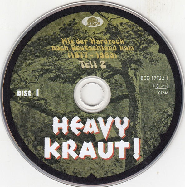 Image of Label Cover of 2xCD - VG+/VG+ - VARIOUS, Heavy Kraut! (Teil 2) (Wie Der Hardrock Nach Deutschland Kam) (1977-1983) (Bear Family Records; BCD17722 [362768], Germany 2024, Triple Gatefold, Booklet), ,  - 2736134E