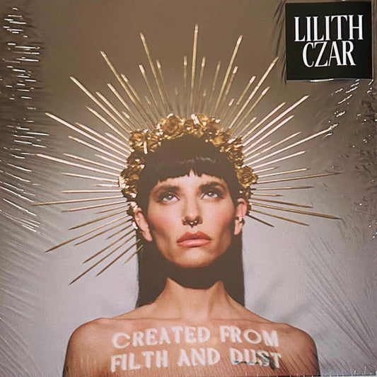 Image of Front Cover of LP - VG+/EX - LILITH CZAR, Created From Filth and Dust (Sumerian Records; SUM-1730, Worldwide 2023 Reissue, Inner, Limited Edition of 500, Gold Vinyl), Opened Instore,  - 2816116C