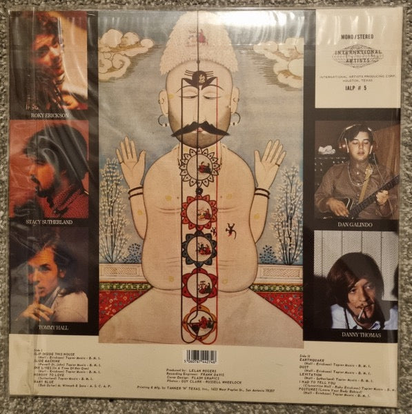 Image of Back Cover of 2xLP - VG+/G+ - 13TH FLOOR ELEVATORS, Easter Everywhere (International Artists; IA-LP-5, US 2022 Reissue, Gatefold, 2 Inners, Mono & Stereo Mixes, Red & Cream Splatter Vinyl), Light Marks only.,  - 2816118C