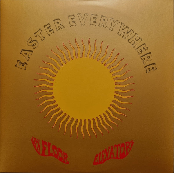 Image of Front Cover of 2xLP - VG+/G+ - 13TH FLOOR ELEVATORS, Easter Everywhere (International Artists; IA-LP-5, US 2022 Reissue, Gatefold, 2 Inners, Mono & Stereo Mixes, Red & Cream Splatter Vinyl), Light Marks only.,  - 2816118C
