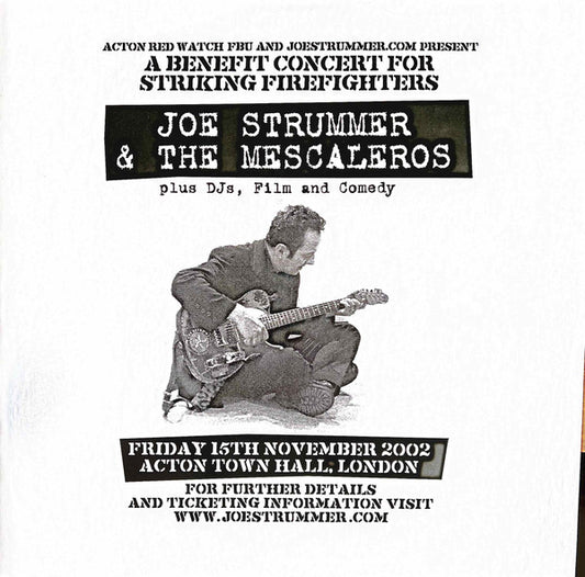 Image of Front Cover of 2xLP - EX/EX - JOE STRUMMER & THE MESCALEROS, Live At Acton Town Hall (Dark Horse Records ; DH0016B, Worldwide 2024 Reissue, Gatefold, 2 Inners), ,  - 2826059E