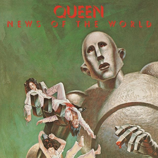 Image of Front Cover of LP - NEW/NEW - QUEEN, News Of The World (Sony; 19802956591, UK 2026 Reissue), , Queen's sixth studio album was recorded between July and September 1977 at two studios, Basing Street and Wessex. The band produced the record themselves for the first time, without Roy Thomas Baker but still assisted by Mike Stone. - 9407042C
