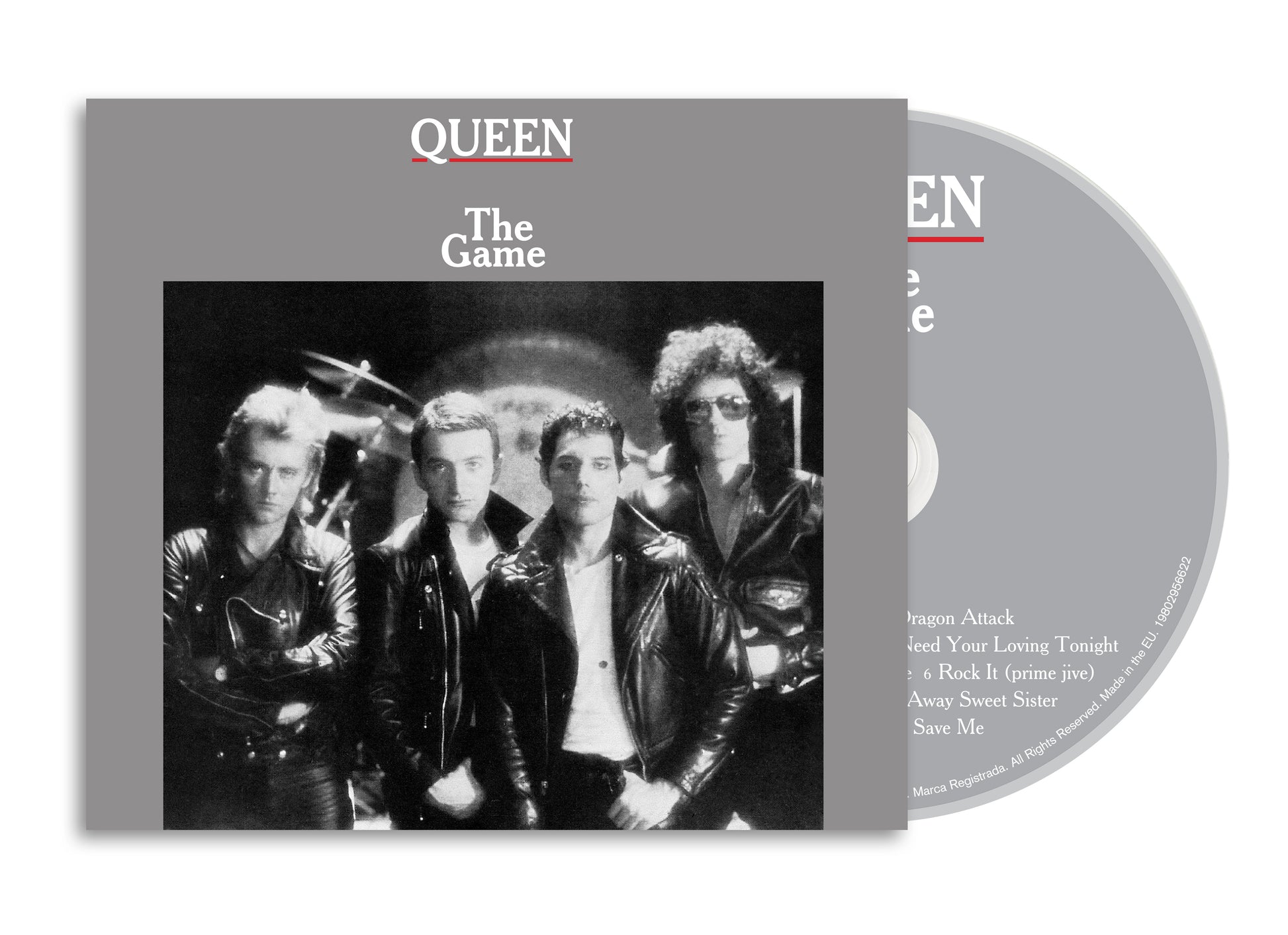Image of Back Cover of CD - NEW/NEW - QUEEN, The Game (Sony; 19802956611, UK 2026 Reissue), , 'The Game' is the eighth studio album by the British rock band Queen. It was released in June 1980 by EMI Records in the UK. The album is the first by Queen to feature a synthesizer, specifically the Oberheim OB-X. - 9407043C