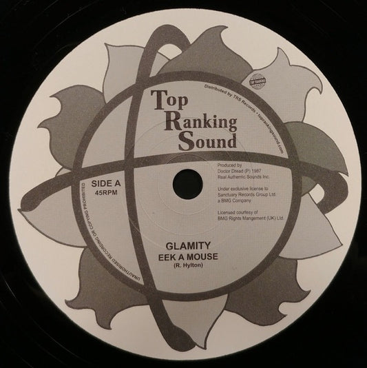 Image of Front Cover of 7" - /VG - EEK-A-MOUSE, Glamity (Top Ranking Sound; TRS-RR-7, Europe 2017 Reissue, Plain Sleeve), Light, superficial marks only!,  - 2816172C