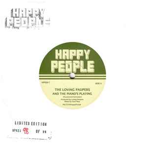 Image of Front Cover of 7" - EX/EX - THE LOVING PAUPERS, And The Piano's Playing (Happy People; HPR29-7, UK 2020, Stamped Sleeve, Solid Centre / Red Vinyl / Limited Numbered Edition), ,  - 2826139E