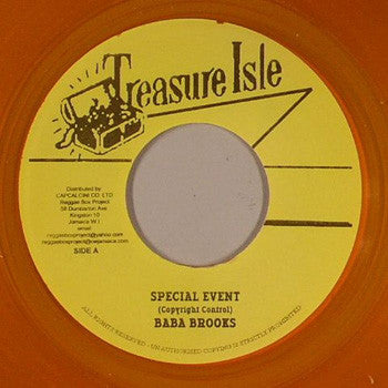 Image of Front Cover of 7" - /EX - BABA BROOKS / THE RIO GRANDES, Special Event / Samphye Man (Treasure Isle; , Jamaica 2000s Reissue), ,  - 2826143E