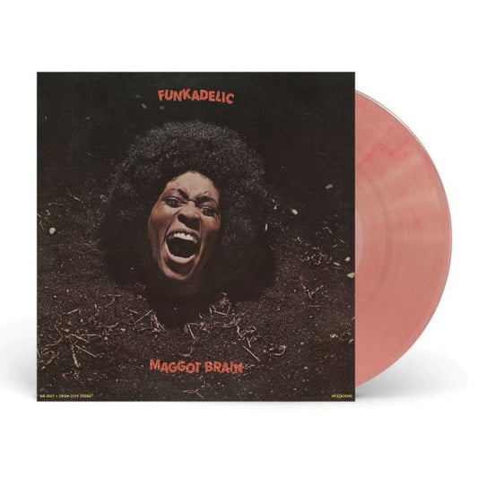 Image of Front Cover of LP - NEW/NEW - FUNKADELIC, Maggot Brain (ORG MUSIC; ORGM2329LP-C1, UK 2026 Reissue, Armageddon Red Vinyl), , Released in 1971, Maggot Brain stands as the towering masterpiece in Funkadelic’s groundbreaking catalog. Initially misunderstood upon release, the album is now widely regarded as one of the most influential records of all time. Anchored by Eddie Hazel’s otherworldly guitar performance on the legendary title track and featuring enduring favorites like “Can You Get To That,” Ma