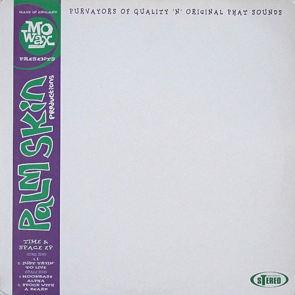 Image of Front Cover of 12" EP - VG/VG - PALM SKIN PRODUCTIONS, Time & Space EP (Mo Wax; MW 009, UK 1993, Picture Sleeve), ,  - 2816177C