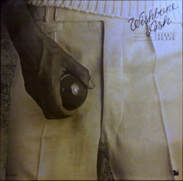 Image of Front Cover of LP - VG+/VG+ - WISHBONE ASH, There's The Rub (MCA Records ; MCA 464, Lebanon 1974, Laminated Yellow and Black Sleeve Without Spine), ,  - 2826219E