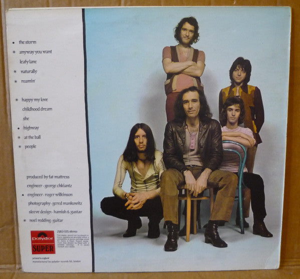Image of Back Cover of LP - VG+/EX - FAT MATTRESS, Fat Mattress II (Polydor ; 2383-025, UK 1970, Laminated Sleeve), Lovely Copy,  - 2826200E