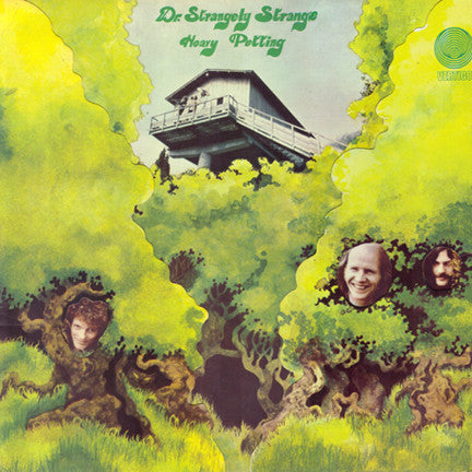 Image of Front Cover of LP - G+/VG - DR. STRANGELY STRANGE, Heavy Petting (Vertigo ; 6360 009, Germany 1970, Laminated Fold Out Sleeve, UK Company Inner), Sleeve All There But Heavily Creased In Places With Three Inch Tear in Right Flap Which has Been Repaired With Tape, Writing On Label,  - 2826198E
