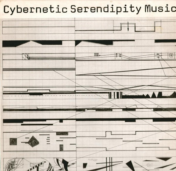 Image of Front Cover of LP - VG+/VG - VARIOUS ARTISTS, Cybernetic Serendipity Music (ICA ; ICA 01, UK 1968, Laminated Flipback Sleeve), Strong VG, Ring Wear On Rear Sleeve,  - 2826197E