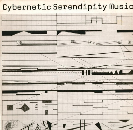 Image of Front Cover of LP - VG+/VG - VARIOUS ARTISTS, Cybernetic Serendipity Music (ICA ; ICA 01, UK 1968, Laminated Flipback Sleeve), Strong VG, Ring Wear On Rear Sleeve,  - 2826197E