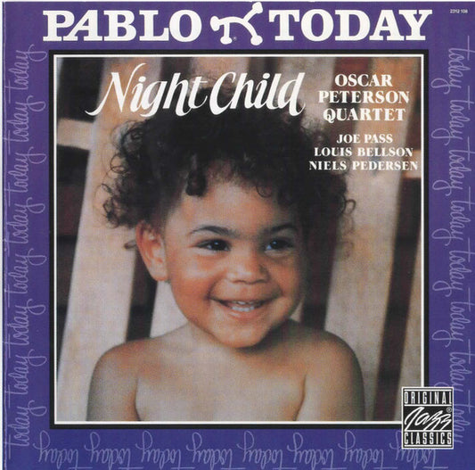 Image of Front Cover of CD - VG+/VG+ - OSCAR PETERSON QUARTET*, Night Child (Original Jazz Classics; OJCCD-1030-2, Germany 1999), ,  - 2836068E