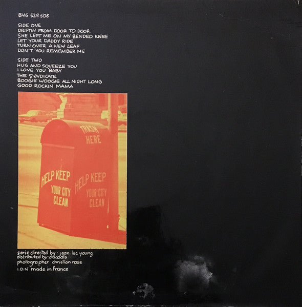 Image of Back Cover of LP - VG/VG - JOHN LEE HOOKER, Folk Blues - Pop Blues Vol 8 (BYG Records; 529 508, France , Laminated Sleeve), ,  - 2826223E