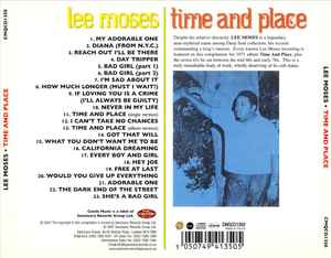 Image of Back Cover of CD - VG+/VG+ - LEE MOSES, Time And Place (Castle Music; CMQCD 1350, UK 2007, Jewel Case), ,  - 2836069E