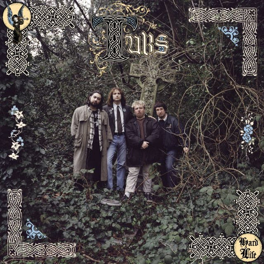 Image of Front Cover of LP - NEW/NEW - THE TUBS, Hard Life (Merge Records; MRG890LP-C1, Europe 2026, Indie Exclusive, Natural with Blue & Yellow Swirl), , The Tubs have never lacked for ambition — on Hard Life, theirs is to complicate the Tub-ullar experience. Having perfected their chemistry across two prior albums, hundreds of shows, and an ever-expanding universe of bands affiliated with London’s Gob Nation Collective (The TSG, Sniffany & The Nits, Spike, and Garden Centre), the London-based Celtic jangl