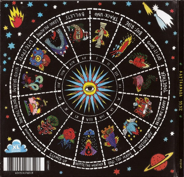 Image of Back Cover of CD - VG+/VG+ - KAYTRANADA, 99.9% (XL Recordings; XLCD765, UK 2016, Card Sleeve, Booklet), ,  - 2816122C