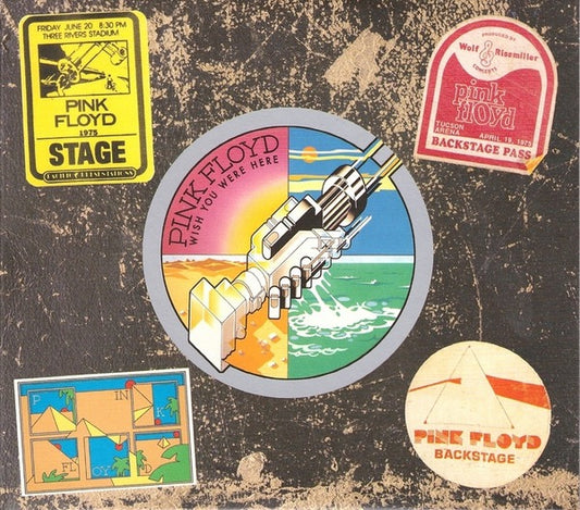 Image of Front Cover of 2xCD - VG+/VG+ - PINK FLOYD, Wish You Were Here -50- (Sony Music; 19802876722, Europe 2025 Reissue, Gatefold Card Sleeve, Booklet), ,  - 2816124C