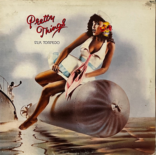Image of Front Cover of LP - VG/VG+ - PRETTY THINGS, Silk Torpedo (Swan Song; SSK 59400, UK 1974, Gatefold, Insert), Small liquid stain area on sleeve, slightly fluffed corners.,  - 2826256E