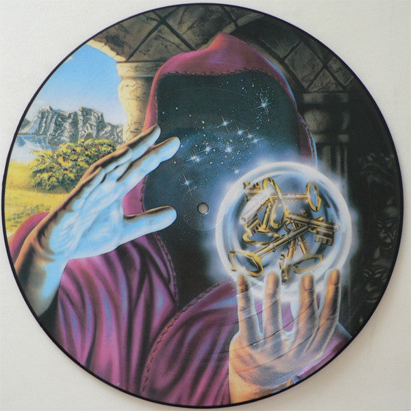 Image of Label Cover of LP - VG/VG+ - HELLOWEEN, Keeper Of The Seven Keys (Part I) (Noise International; N 0057-9, Germany 1988, Sticker Set, Picture Disc), Stickers are intact (although sheet is missing a corner). Sleeve has several small creases, small sticker removal mark.,  - 2826258E