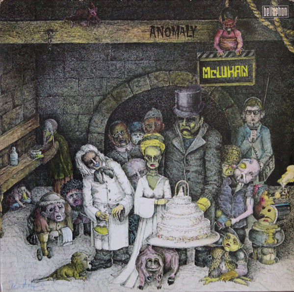 Image of Front Cover of LP - VG+/VG - MCLUHAN, Anomaly (Bellaphon; BLPS 19124, Germany 1972, US Art Rock / Prog ), ,  - 2826231E