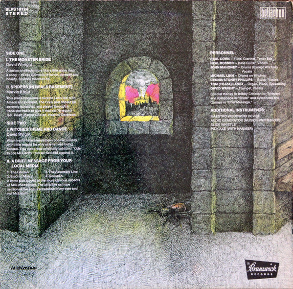 Image of Back Cover of LP - VG+/VG - MCLUHAN, Anomaly (Bellaphon; BLPS 19124, Germany 1972, US Art Rock / Prog ), ,  - 2826231E