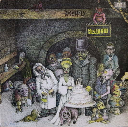 Image of Front Cover of LP - VG+/VG - MCLUHAN, Anomaly (Bellaphon; BLPS 19124, Germany 1972, US Art Rock / Prog ), ,  - 2826231E