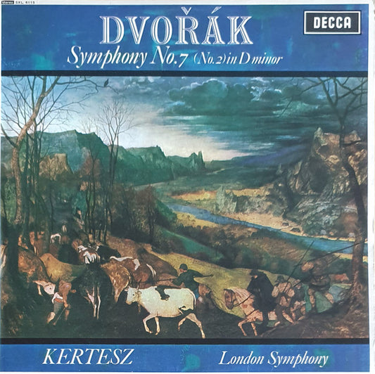 Image of Front Cover of LP - VG/VG - ISTVAN KERTESZ, LONDON SYMPHONY ORCHESTRA, Dvo  k: Symphony No.7 (No.2) In D Minor (Decca Black Unboxed Wideband - Made In England at 11 O'Clock - Grooved ED2; SXL 6115, UK 1968, Laminated Front Sleeve), ,  - 2826295E