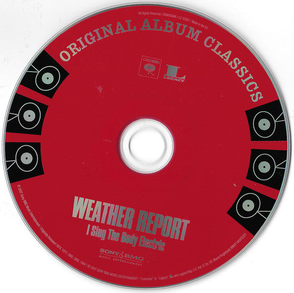 Image of Label Cover of 5xCD - VG+/EX - WEATHER REPORT, Original Album Classics (Columbia; 88697145472, Europe , Box Set), ,  - 2836017E