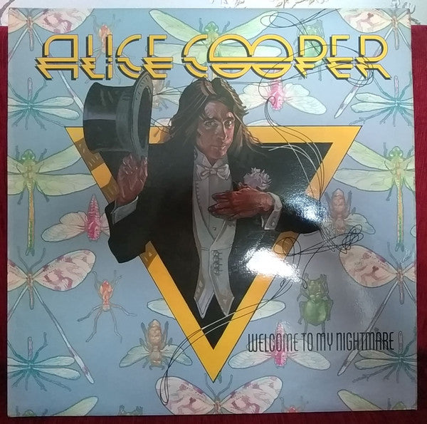 Image of Front Cover of LP - VG/G - ALICE COOPER, Welcome To My Nightmare (Anchor; ANCL 2011, UK 1975, Laminated Sleeve, Inner, CBS Pressing), Light marks and hairlines.,  - 2816274C