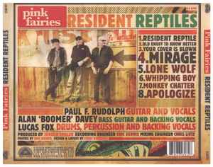 Image of Back Cover of CD - VG+/VG - PINK FAIRIES, Resident Reptiles (Purple Pyramid; CLOCD797, US 2018, Jewel Case), Light marks on disc.,  - 2836075E