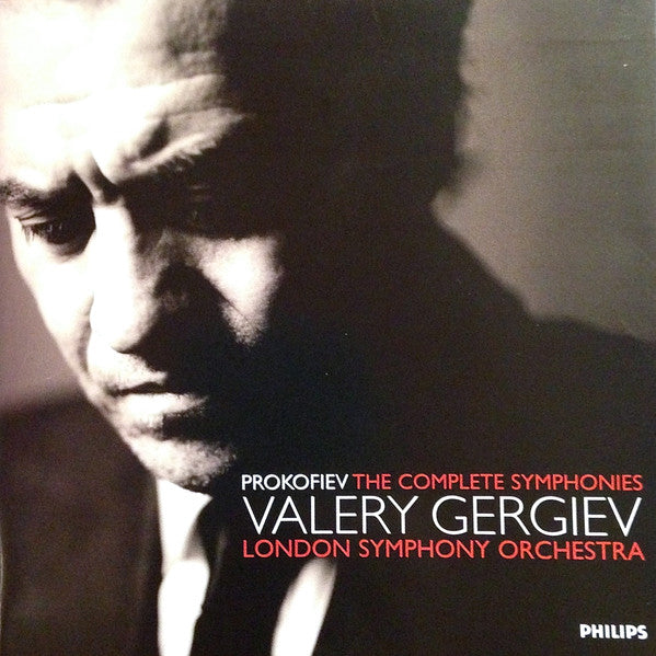 Image of Front Cover of 4xCD - EX/EX - PROKOFIEV, Valery Gergiev, London Symphony Orchestra   The Complete Symphonies (Philips; The Complete Symphonies, Europe 2006, Super Jewel case, Booklet), ,  - 2836016E