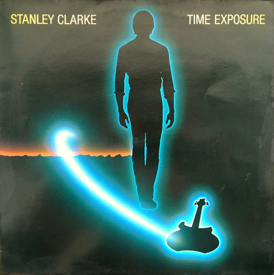 Image of Front Cover of LP - VG/VG+ - STANLEY CLARKE, Time Exposure (Epic; EPC 25486, Europe 1984), ,  - 2816369C