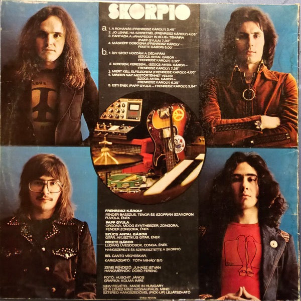 Image of Back Cover of LP - VG/VG - SKORPI , A Rohanas (Pepita; SLPX 17470, Hungary 1975), ,  - 2816342C