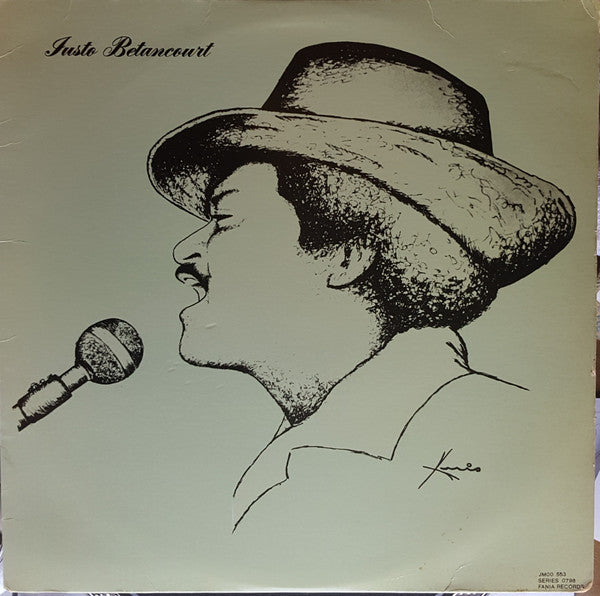 Image of Front Cover of LP - VG/EX - JUSTO BETANCOURT, Justo Betancourt (Fania Records ; JM00 553, US 1979), Sleeve Creased,  - 2826169E