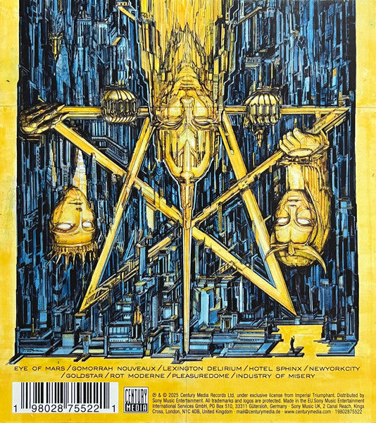 Image of Back Cover of CDs - VG+/VG+ - IMPERIAL TRIUMPHANT, Goldstar (Nine Class 'A' Tunes) (Century Media; 19802875522, Europe 2025), ,  - 2856054S