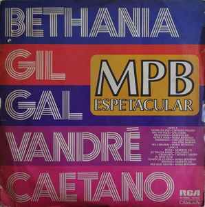 Image of Front Cover of LP - G+/VG - BETH NIA, GIL, GAL, VANDR , CAETANO, MPB Espetacular (RCA Camden; 107.0202, Brazil 1975), ,  - 2826317E