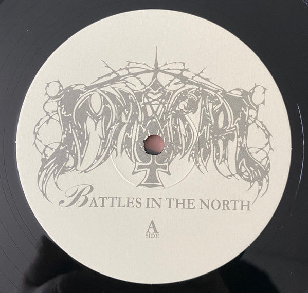 Image of Label Cover of LP - VG+/VG+ - IMMORTAL, Battles In The North (Osmose Productions; OPLP027, France 2023 Reissue, UV spot varnished Gatefold, Poster, 150 Gram Vinyl), ,  - 2846271S