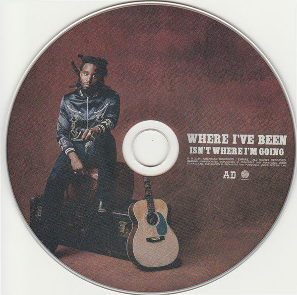 Image of Label Cover of CD - VG+/VG+ - SHABOOZEY, Where I've Been, Isn't Where I'm Going (American Dogwood; none, US 2024), ,  - 2856059S
