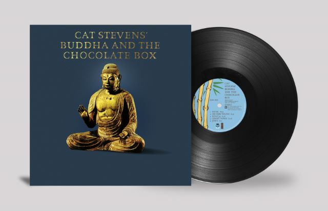 Image of Front Cover of LP - NEW/NEW - CAT STEVENS, Buddha and the Chocolate Box (UMR; 816104, UK 2026 Reissue, 180g Black Vinyl), , Cat Stevens’ sixth LP on Island Records, Buddha and the Chocolate Box, was released in February 1974, and featured the single “Ready”, as well as fan favorites "Oh Very Young" and "King Of Trees." Newly remastered, Buddha and the Chocolate Box is available now on 180g black 1LP vinyl. - 9407383C