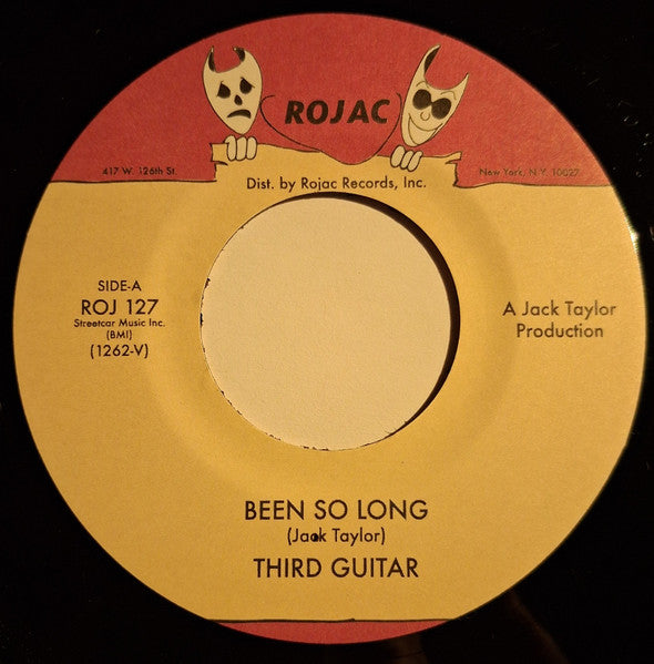 Image of Front Cover of 7" - /VG+ - THIRD GUITAR, Been So Long / Down To The River (Rojac Records ; ROJ 127, US 2000s Reissue), ,  - 2826361E